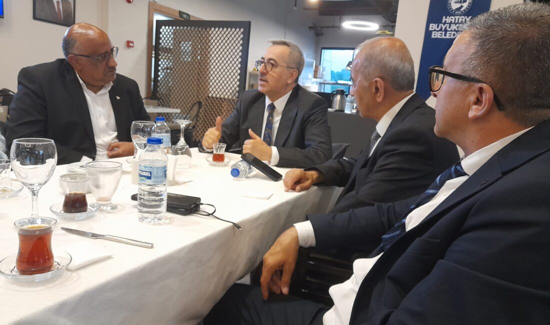 Hatay Büyükşehir Belediyesi Genel Sekreteri Hayrettin Güngör, Kahramanmaraş’tan gelen basın