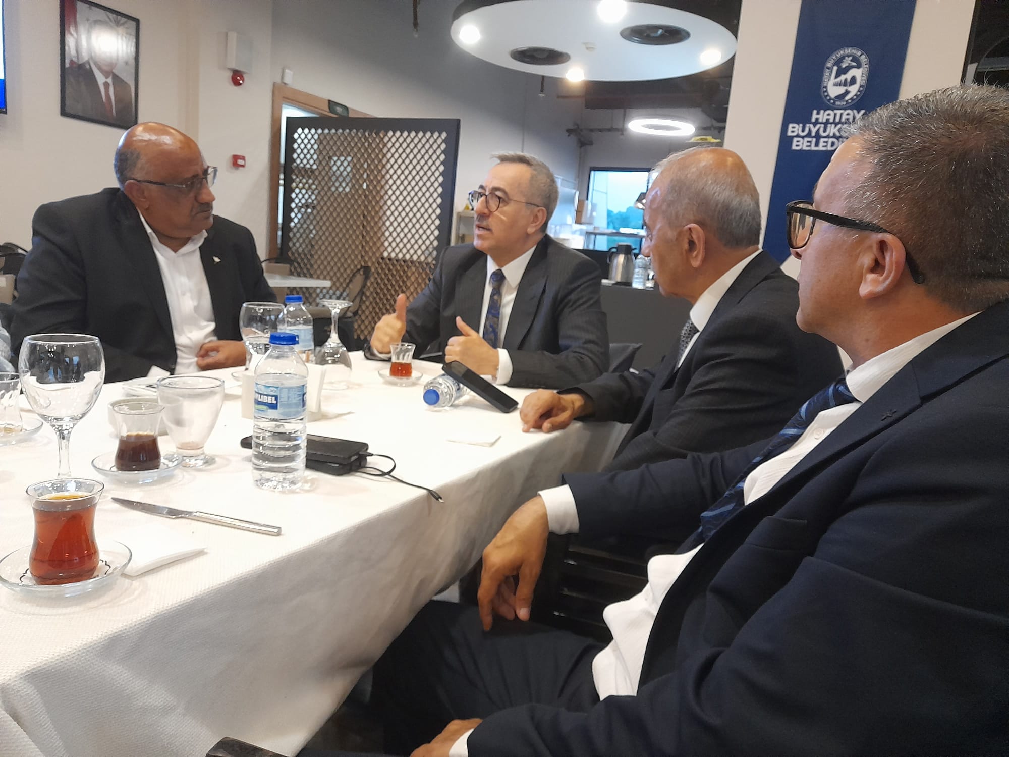 Hatay Büyükşehir Belediyesi Genel Sekreteri Hayrettin Güngör, Kahramanmaraş’tan gelen basın