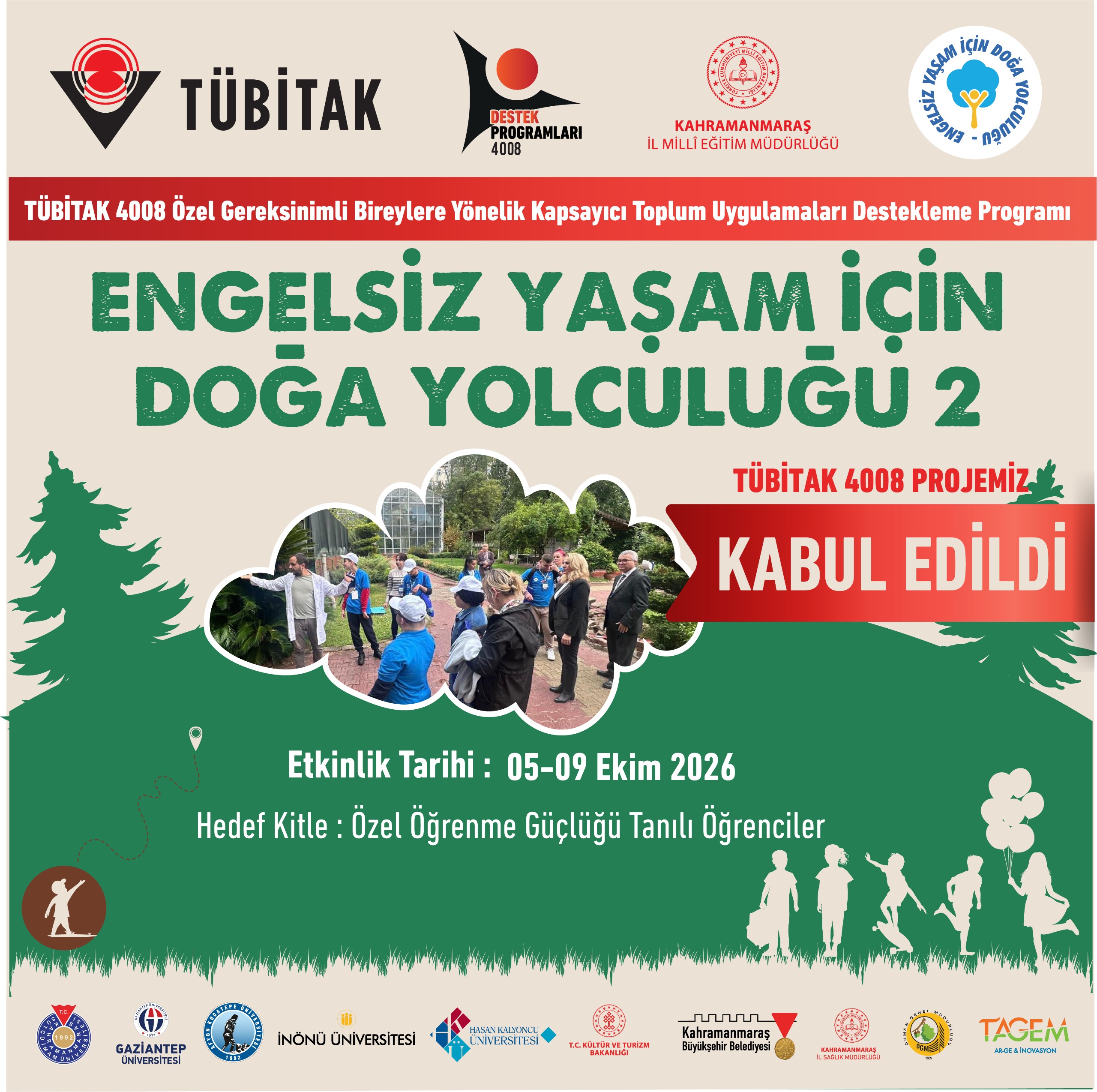 Kahramanmaraş İl Millî Eğitim Müdürlüğü tarafından hazırlanan, özel öğrenciler için