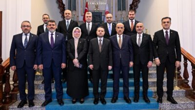 AK Parti Kahramanmaraş heyeti ile birlikte Ankara’da Adalet Bakanı Akın