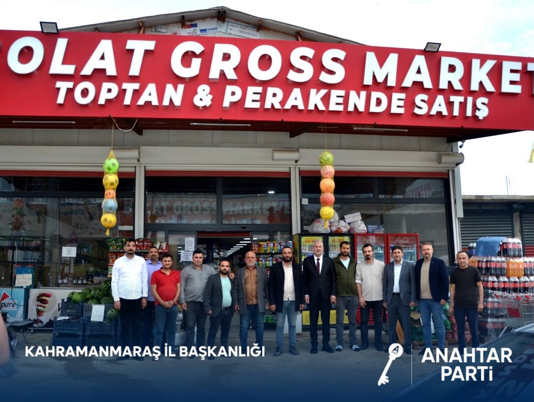Fatin Rüştü Kayıran öncülüğündeki Anahtar Parti heyeti, Kahramanmaraş’ta faaliyet göstermeye