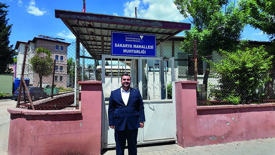 Kahramanmaraş’ın Dulkadiroğlu ilçesine bağlı Sakarya Mahallesi’nde deprem sonrası yürütülen çalışmalar