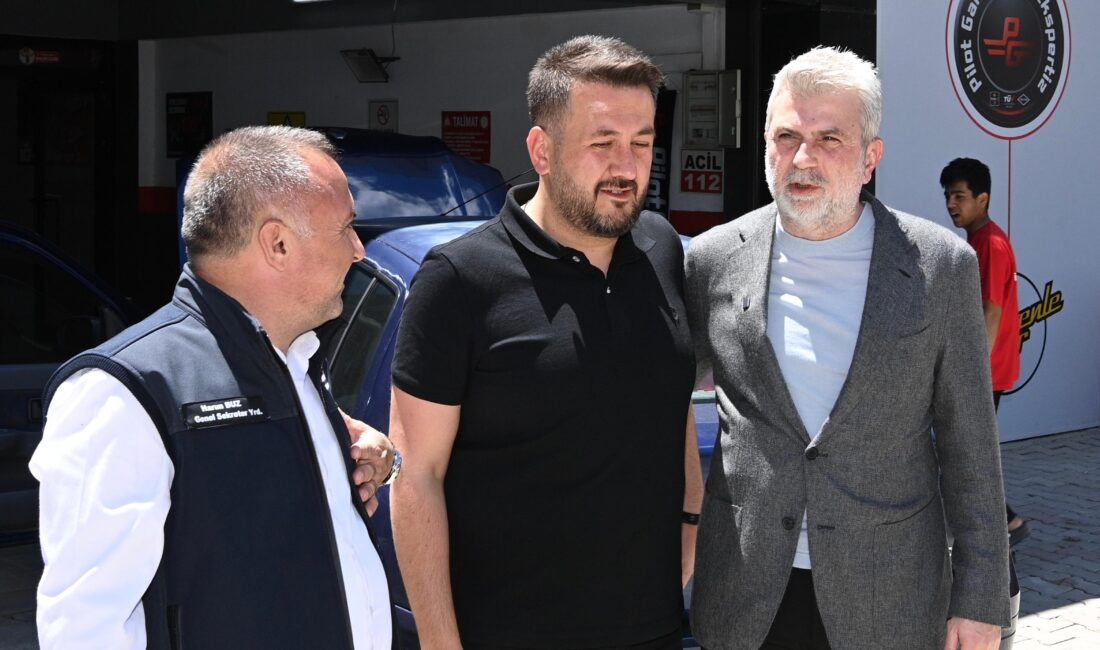 Şehir merkezinin en önemli ulaşım akslarından Cahit Zarifoğlu Caddesi’nde yürütülen