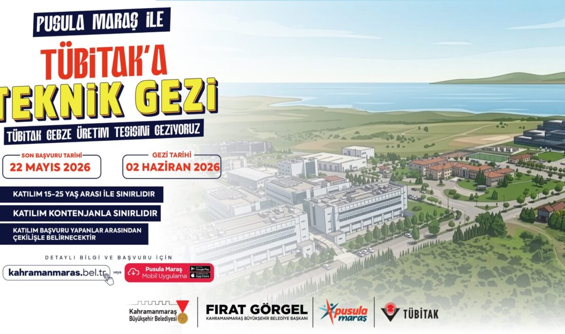 Büyükşehir Belediyesinin gençlik markası Pusula Maraş, 15-25 yaş aralığındaki gençlere