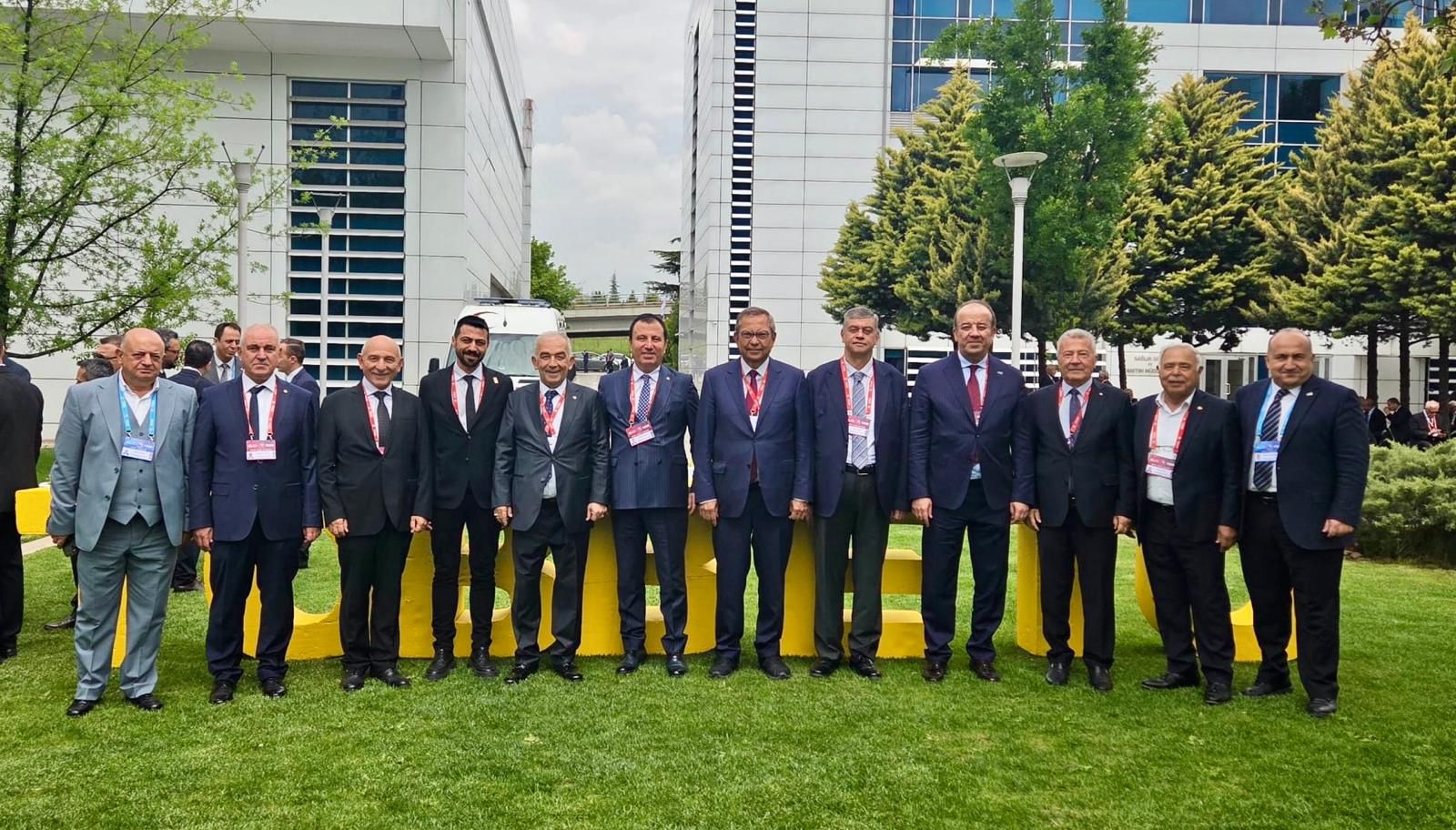 Kahramanmaraş Ticaret Borsası Yönetim Kurulu Başkanı Mustafa Narlı ile TOBB