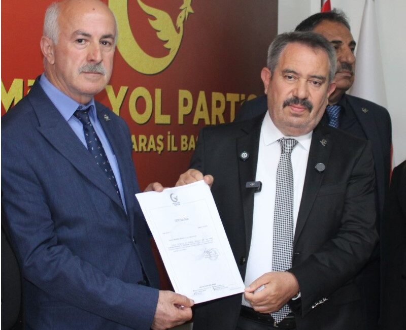 Milli Yol Partisi’nde yaşanan görev değişiminin ardından Kahramanmaraş İl Başkanlığı