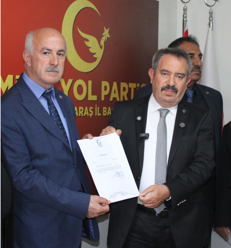 Milli Yol Partisi’nde yaşanan görev değişiminin ardından Kahramanmaraş İl Başkanlığı