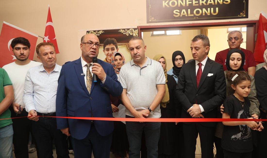 Dulkadiroğlu Belediyesi tarafından, menfur okul saldırısında şehit olan öğrenci Kerem
