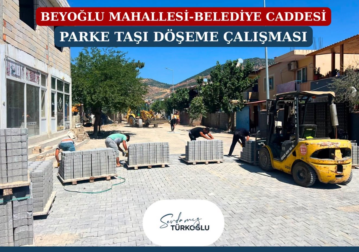 Türkoğlu Belediyesi, ilçe genelinde ulaşım altyapısını güçlendirmek ve mahallelerin yaşam