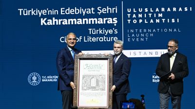 Kültür ve Turizm Bakanlığı himayelerinde “UNESCO Edebiyat Şehri Kahramanmaraş Uluslararası