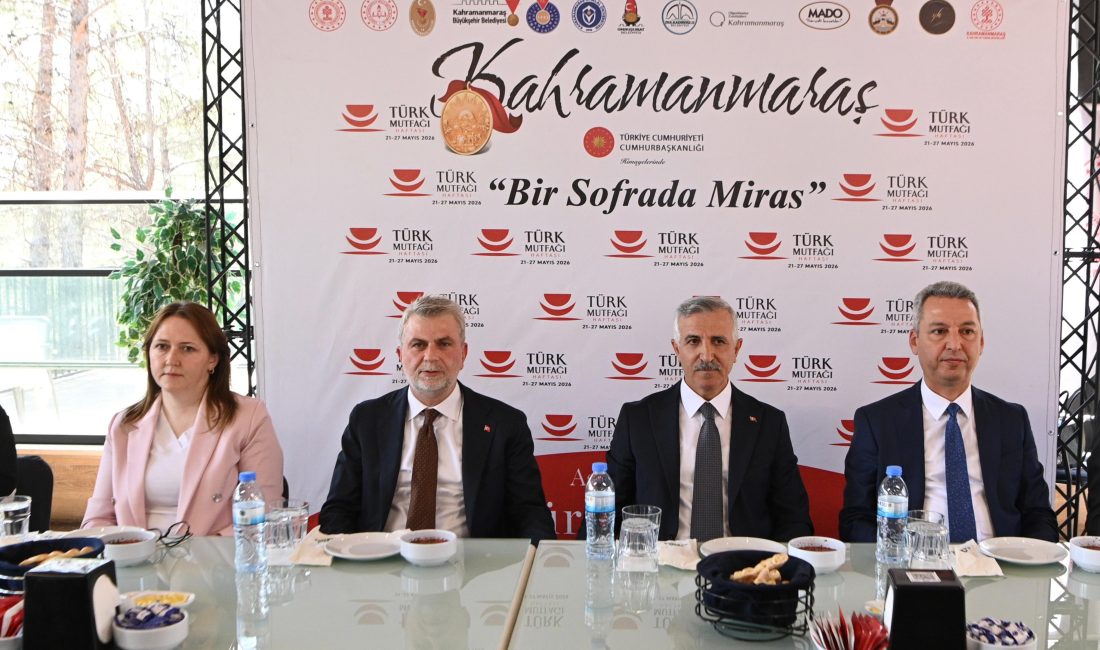 Türk Mutfağı Haftası etkinliğinde konuşan Başkan Fırat Görgel, “Kahramanmaraş, toprağında