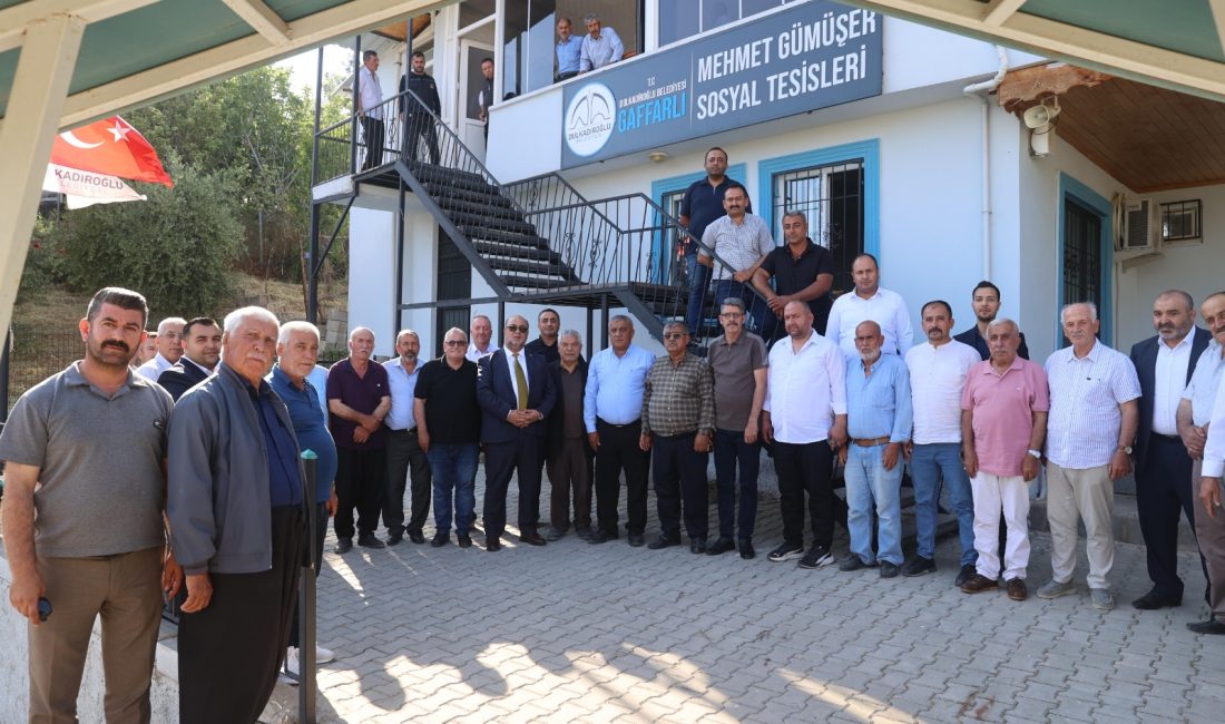 93. Mahalle Toplantısı Gaffarlı’da Gerçekleştirildi Dulkadiroğlu Belediyesi tarafından haftalık olarak