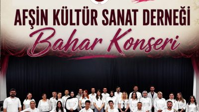 Afşin Belediyesi tarafından düzenlenecek olan Afşin Gençlik Festivali, 08 –