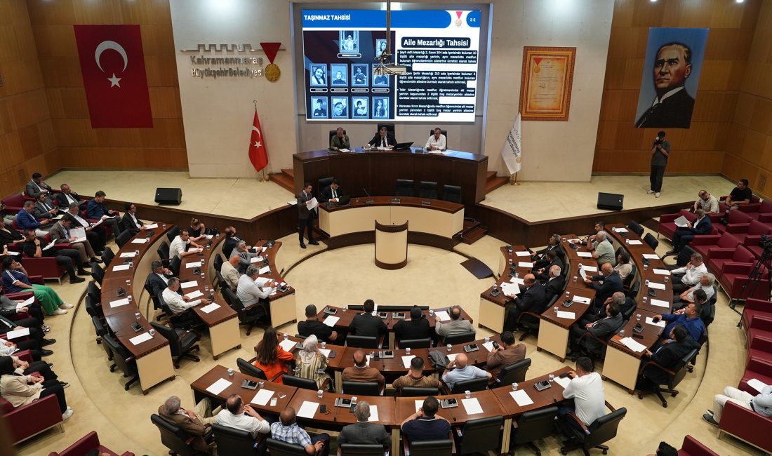 Büyükşehir Belediyesi Temmuz Ayı Olağan Meclis Toplantısı’nda, şehrin geleceğine yönelik