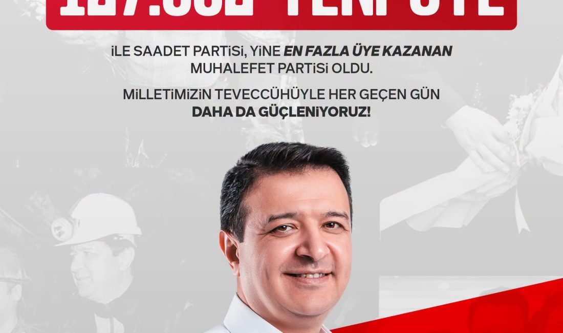 Saadet Partisi Kahramanmaraş İl Başkanı İsrafil Öztürk, partisinin son bir