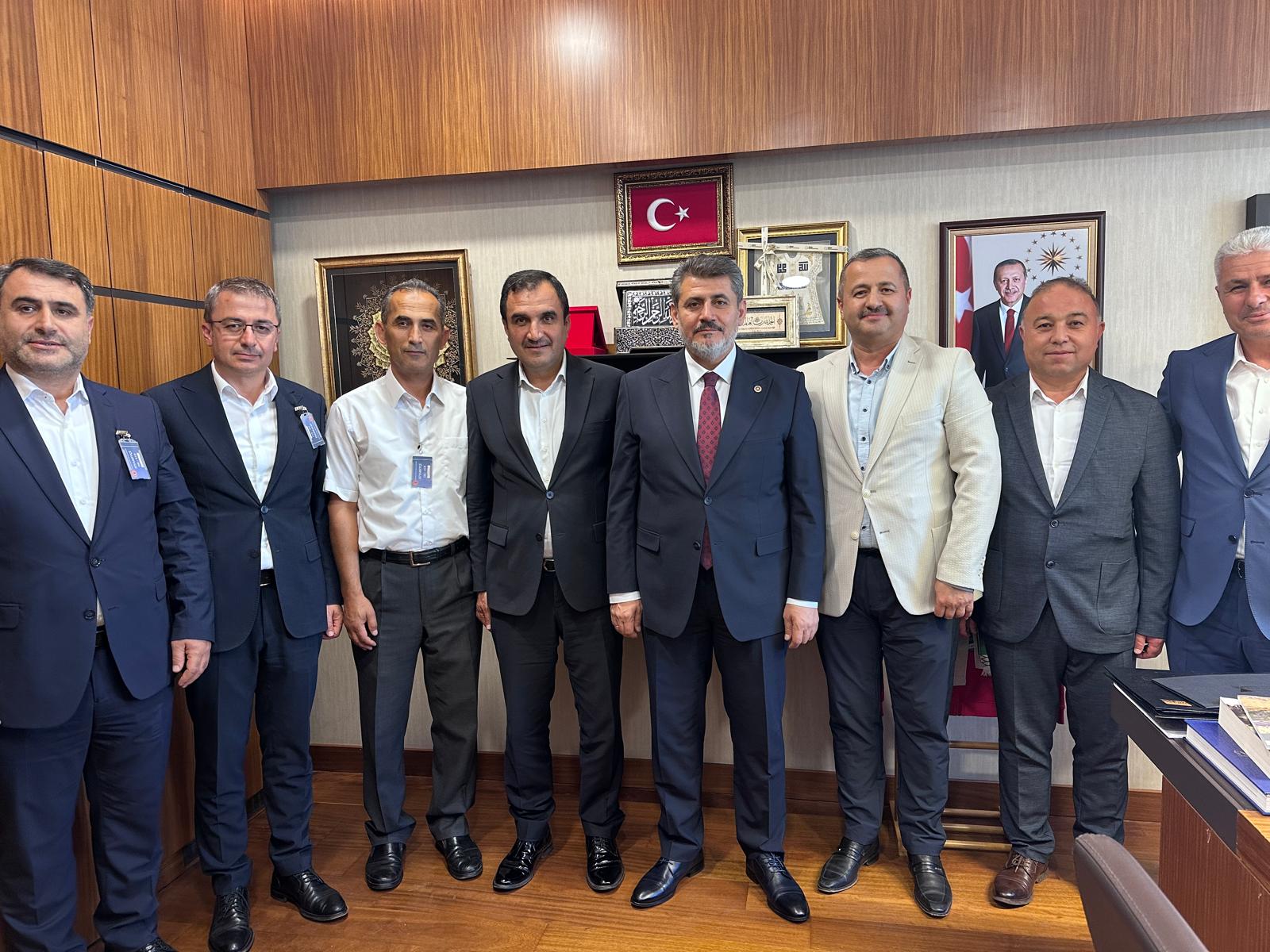 Eğitim-Bir-Sen Kahramanmaraş Şube Yönetimi, Türkiye Büyük Millet Meclisi’nde gerçekleştirdiği ziyaretlerle