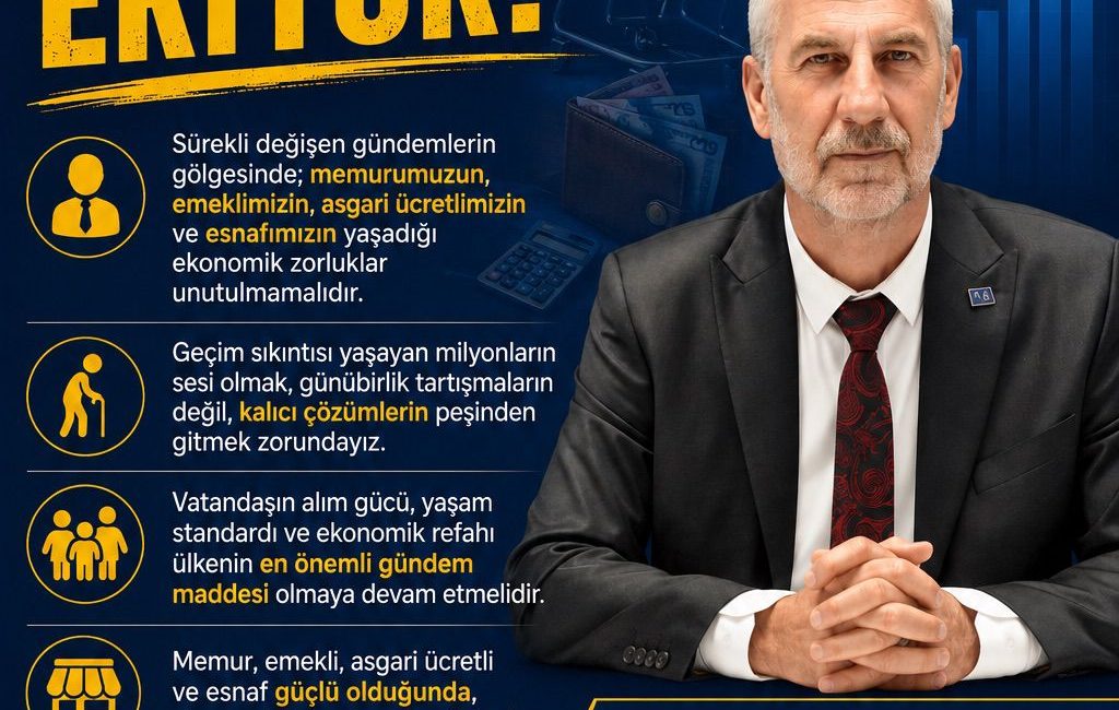 Anahtar Parti Kahramanmaraş İl Başkanı Fatin Rüştü Kayıran, Türkiye’nin gündeminin