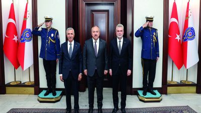Büyükşehir Belediye Başkanı Fırat Görgel ve Vali Mükerrem Ünlüer, Ankara