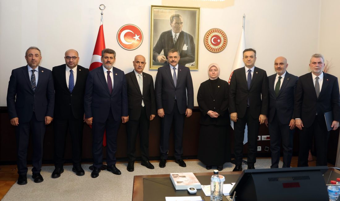 AK Parti Kahramanmaraş heyeti, Ankara’da İçişleri Bakanı Mustafa Çiftçi ve