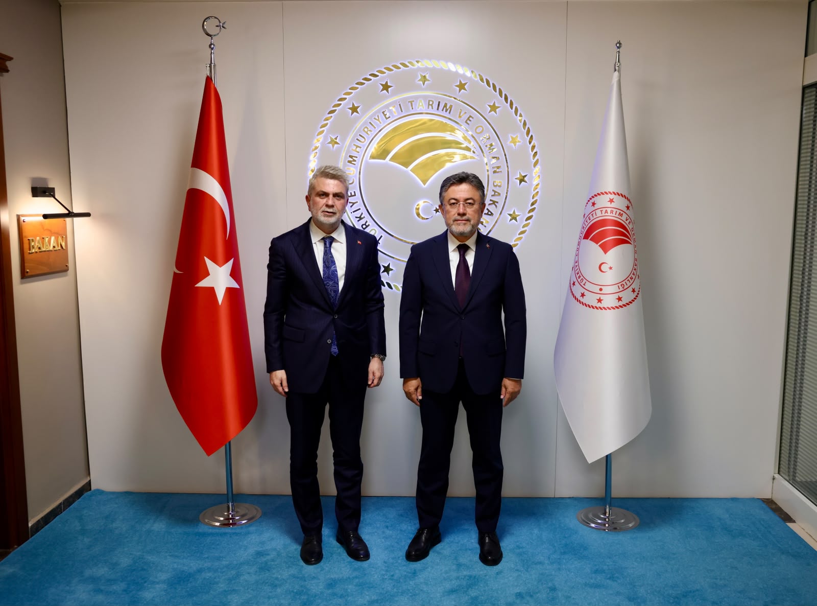 Ankara’da Tarım ve Orman Bakanı İbrahim Yumaklı’yı ziyaret eden Başkan
