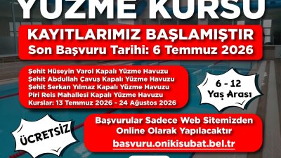 Onikişubat Belediyesi, her yıl düzenli olarak hayata geçirdiği ücretsiz yaz