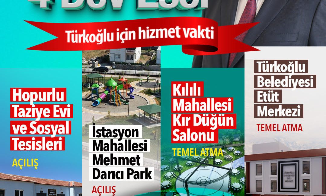 Türkoğlu Belediye Başkanı Mehmet Karaca mali disiplini sağlamasının ardından yatırım