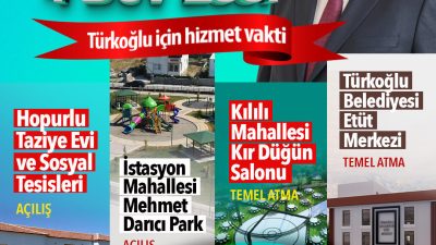 Türkoğlu Belediye Başkanı Mehmet Karaca mali disiplini sağlamasının ardından yatırım