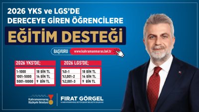 Büyükşehir Belediyesi, 2026 LGS ve YKS’de dereceye giren öğrencilere başarı