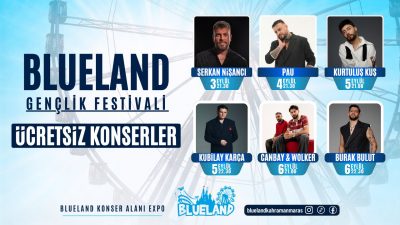 Bölgenin en büyük eğlence merkezlerinden Blueland, 3-6 Eylül 2026 tarihleri