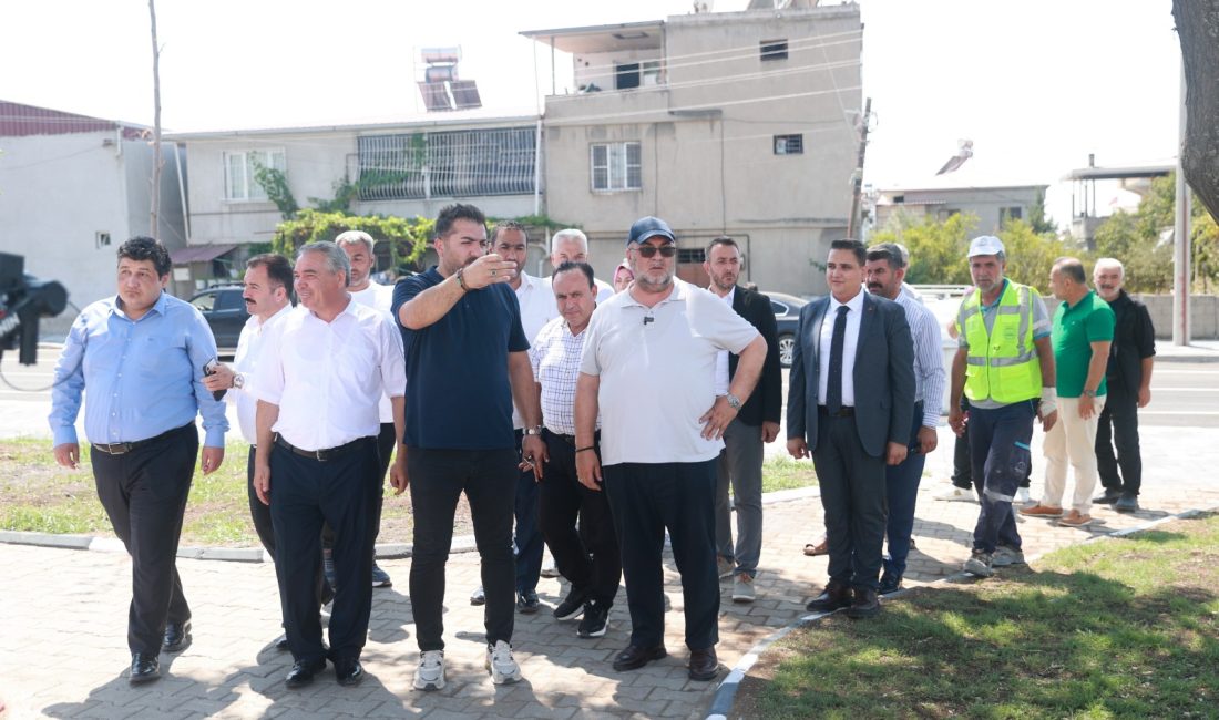 Dulkadiroğlu Belediye Başkanı Mehmet Akpınar, Karaziyaret Mahallesi’nde yürütülen Prestij Sokak