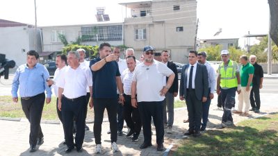 Dulkadiroğlu Belediye Başkanı Mehmet Akpınar, Karaziyaret Mahallesi’nde yürütülen Prestij Sokak
