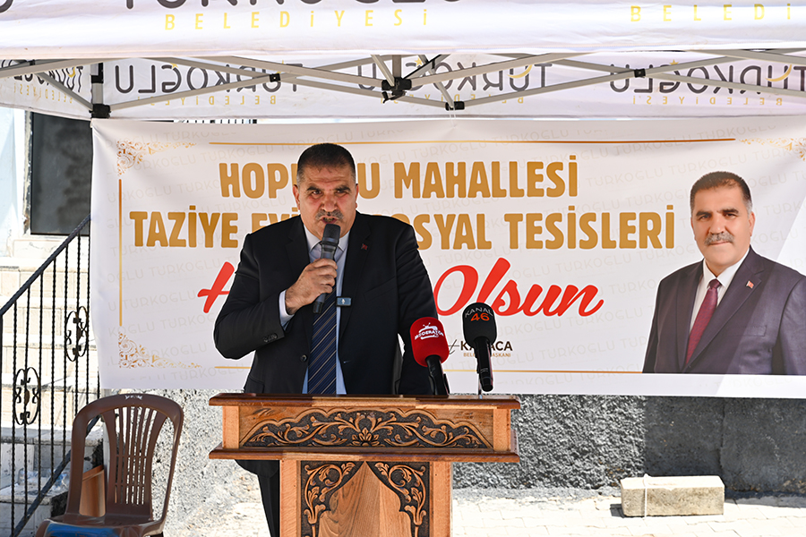 Türkoğlu Belediyesi, ilçesinin en uç sınırında yer alan Hopurlu Mahallesinde,