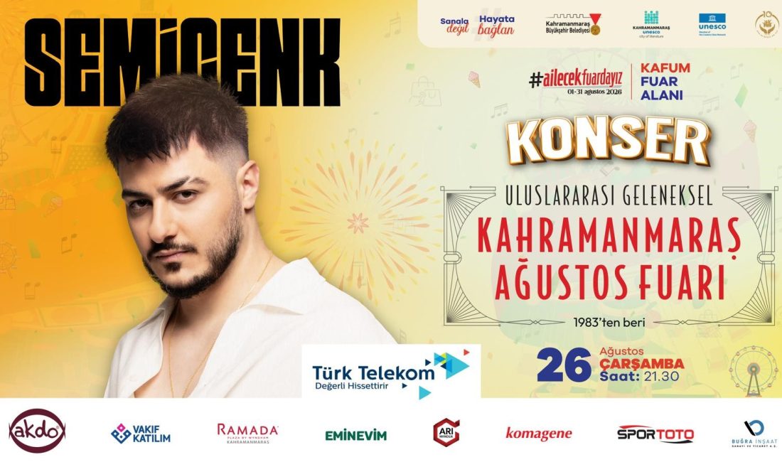 Büyükşehir Belediyesinin Geleneksel Ağustos Fuarı’nda 26 Ağustos Çarşamba günü Türk