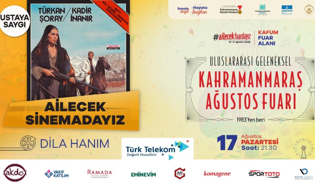 Geleneksel Ağustos Fuarı’nda 17 Ağustos Pazartesi günü Osman Doğan’ın sunumuyla