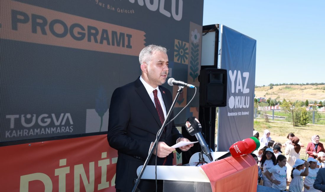 Onikişubat Belediyesi ve TÜGVA iş birliğinde gerçekleştirilen Yaz Okulu programı,