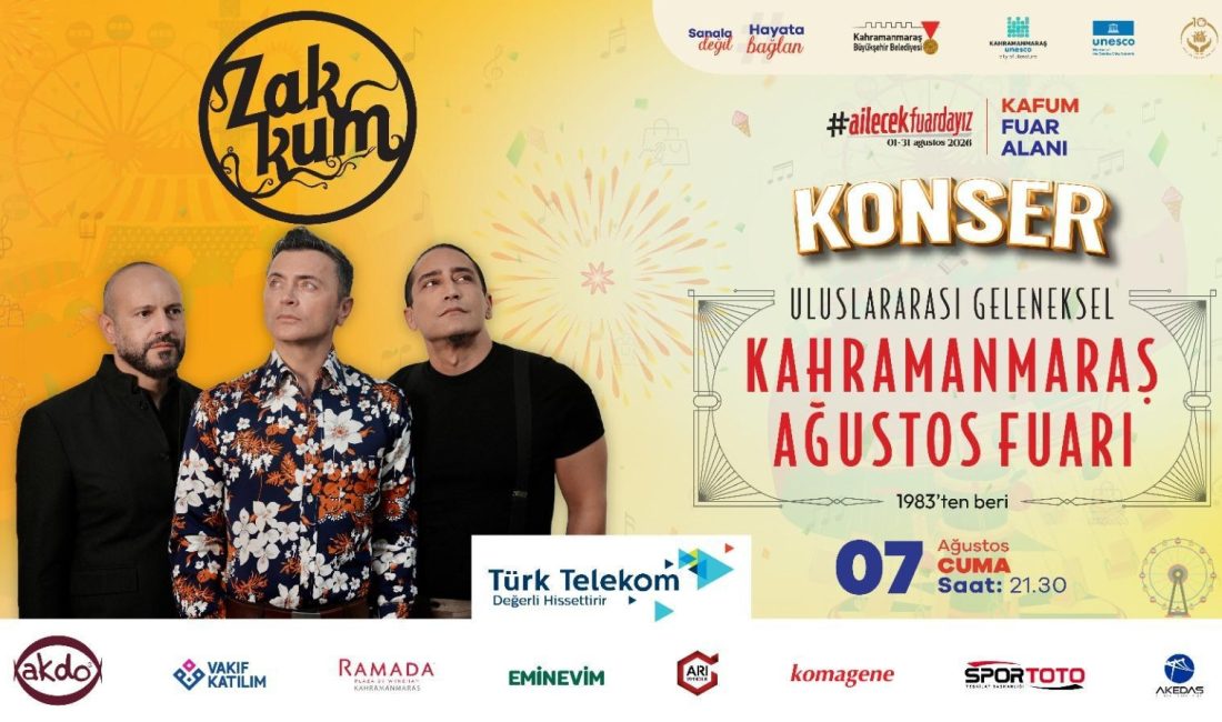Büyükşehir Belediyesinin Geleneksel Ağustos Fuarı, 7 Ağustos Cuma günü Türk