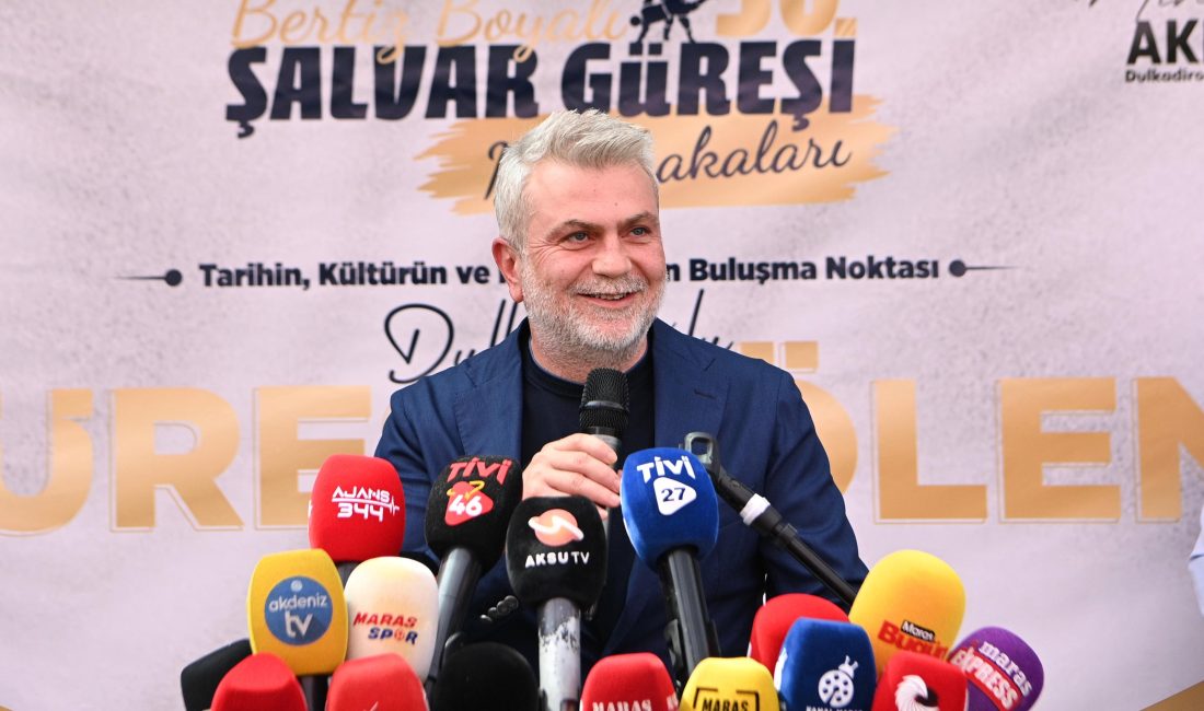 30. Geleneksel Bertiz Boyalı Şalvar Güreşi müsabakalarına katılan Başkan Fırat