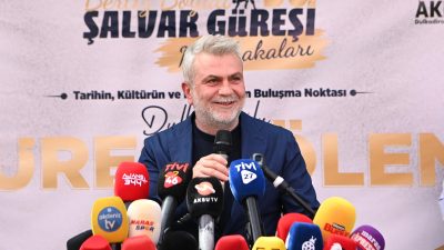 30. Geleneksel Bertiz Boyalı Şalvar Güreşi müsabakalarına katılan Başkan Fırat