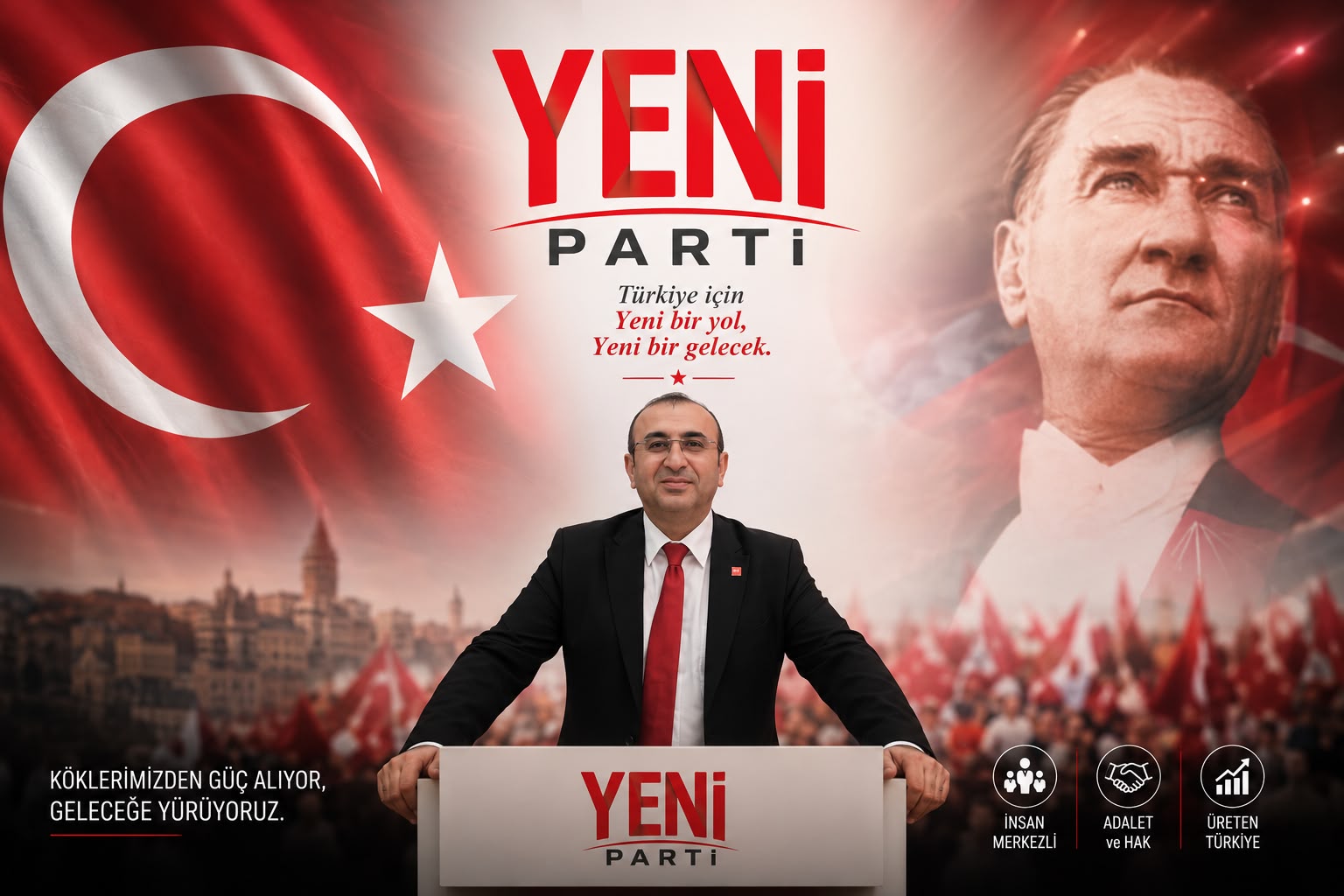 Yeni Parti Kahramanmaraş İl Başkanı Ünal Ateş, 19 Eylül Gaziler