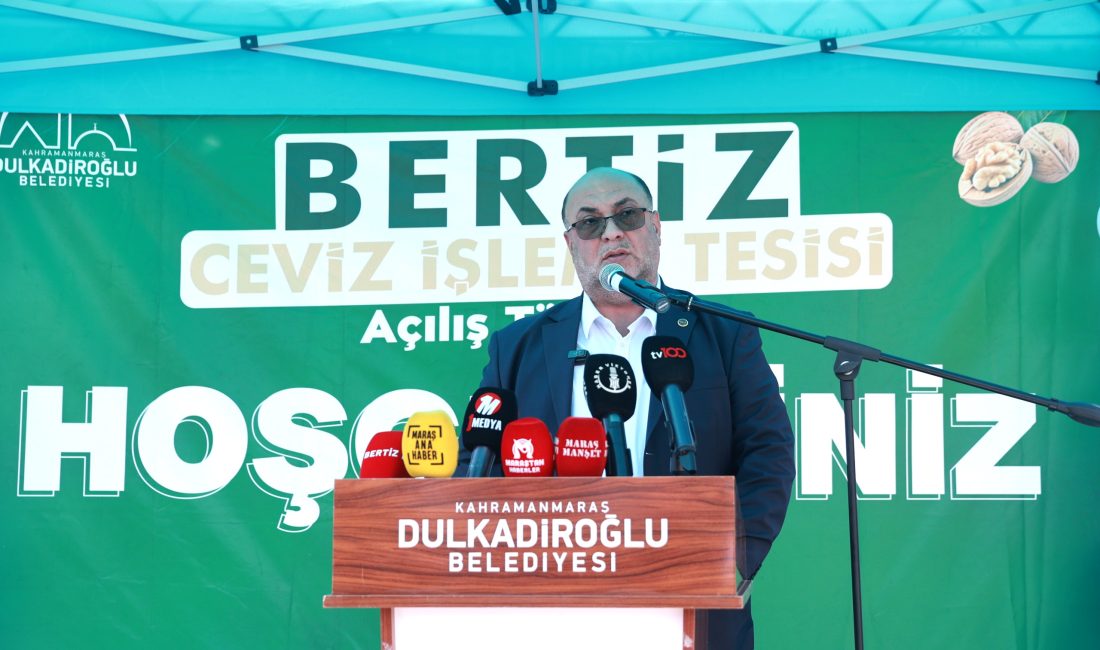 Dulkadiroğlu Belediyesi, Bertiz bölgesinin tarımsal üretim gücünü artırmaya ve bölge