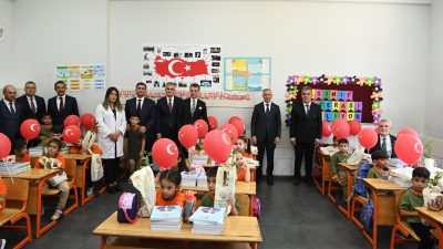 Büyükşehir Belediye Başkanı Fırat Görgel, Dulkadiroğlu Ziya Gökalp İlkokulu’nda düzenlenen