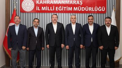 Memur-Sen Genel Başkanı Ali Yalçın, Kahramanmaraş İl Milli Eğitim Müdürü