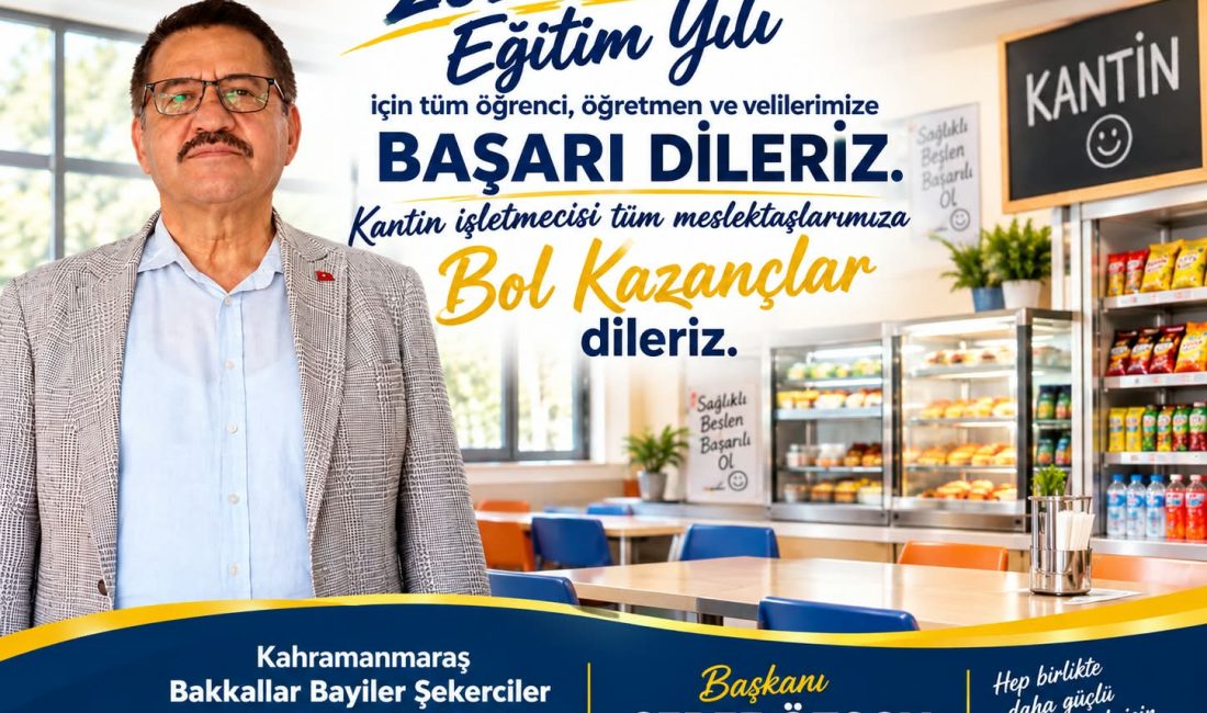 Kahramanmaraş Bakkallar, Bayiler, Şekerciler ve Kantinciler Esnaf Odası Başkanı Şeref