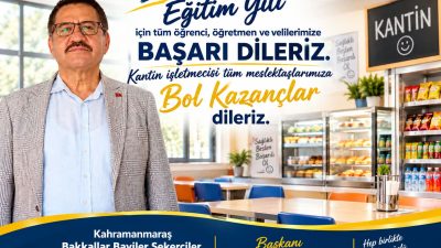 Kahramanmaraş Bakkallar, Bayiler, Şekerciler ve Kantinciler Esnaf Odası Başkanı Şeref