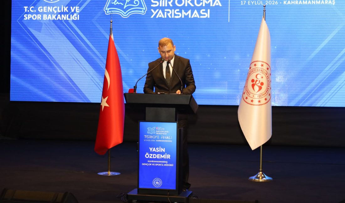 Şiir Okuma Yarışması Türkiye Finali Kahramanmaraş’ta Gerçekleştirildi Gençler Arası Kültür ve Sanat Yarışmaları kapsamında düzenlenen Şiir Okuma
