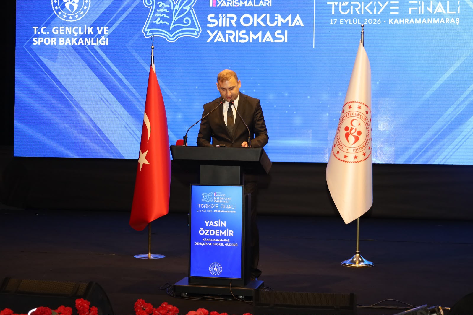 Gençler Arası Kültür ve Sanat Yarışmaları kapsamında düzenlenen Şiir Okuma