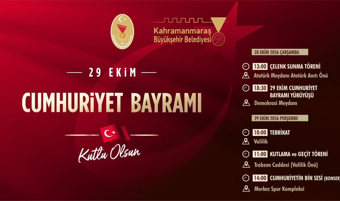 Cumhuriyet’in ilanının 103’üncü yıl dönümü, Büyükşehir Belediyesi ve Valilik iş