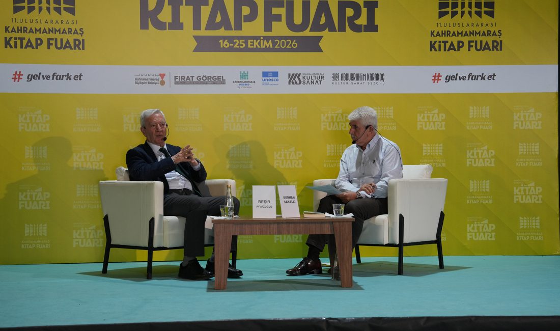 Beşir Ayvazoğlu, Büyükşehir’in Kitap Fuarı’nda Edebiyatı Anlattı Türkiye’nin ilk ve tek UNESCO Edebiyat Şehri Kahramanmaraş’ta düzenlenen 11.