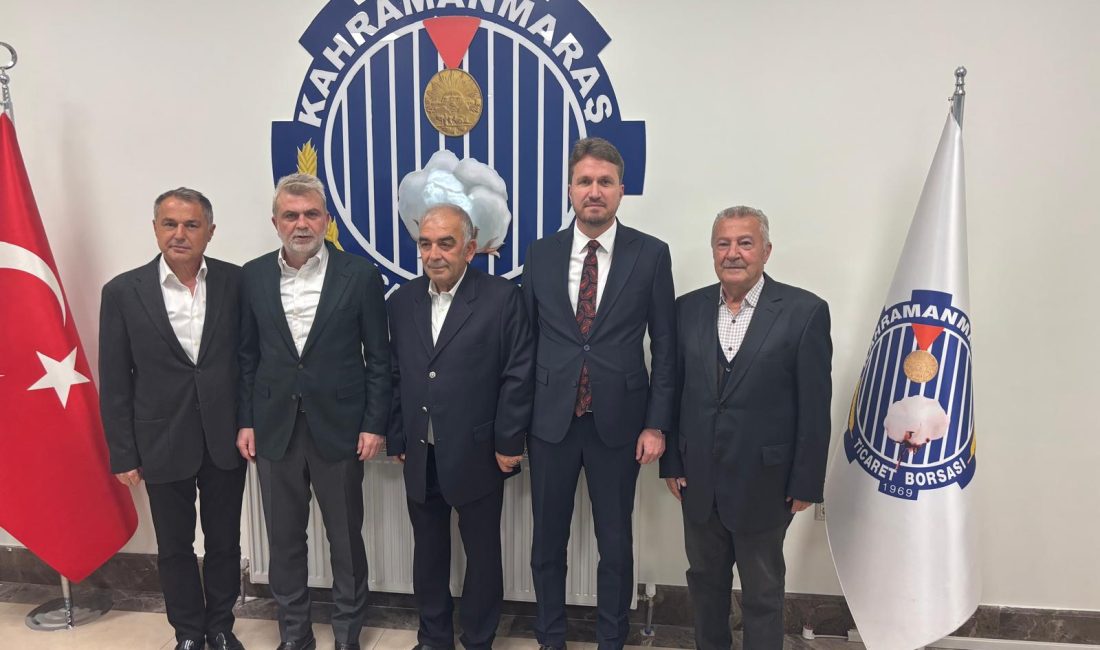 Kahramanmaraş Büyükşehir Belediye Başkanı Fırat Görgel, Kahramanmaraş Ticaret Borsası Yönetim