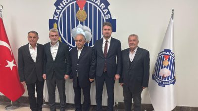 Kahramanmaraş Büyükşehir Belediye Başkanı Fırat Görgel, Kahramanmaraş Ticaret Borsası Yönetim